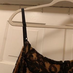 Dress straps close up